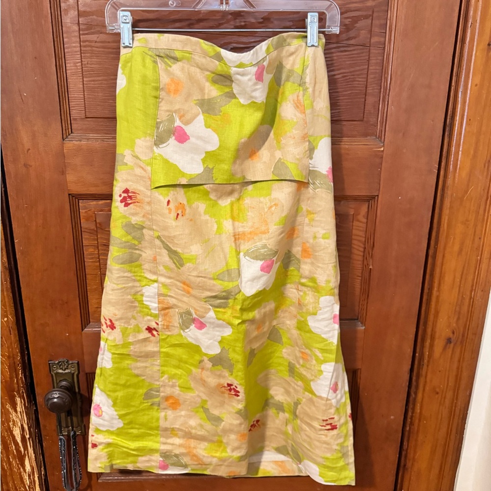 Vintage JCrew strapless dress